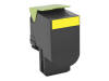 Lexmark 801SY Yellow Standard Yield Return Program Toner Cartridge