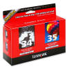 No. 34/35 Twin-Pack Black and Color High Yield Ink Cartridge