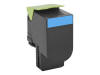 Lexmark 701HC Cyan High Yield Return Program Toner Cartridge