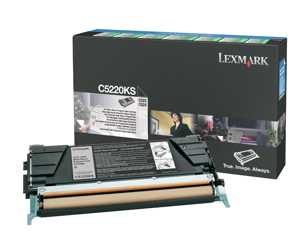 C522, C524, C53x Black Toner Cartridge  
