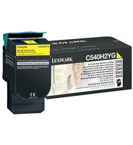 YELLOW TONER CARTRIDGE HIGH YIELD FOR C54X/X543/X544