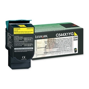 C544, X544, X546 Yellow Extra High Yield Return Program Toner Cartridge