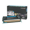 Lexmark&nbsp;Cyan Return Program Toner Cartridge for C734, C736, X734, X736, X738