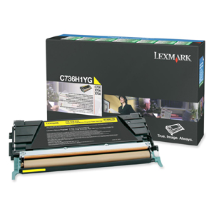 Yellow High Yield Return Program Toner Cartridge FOR C736 X736 X738
