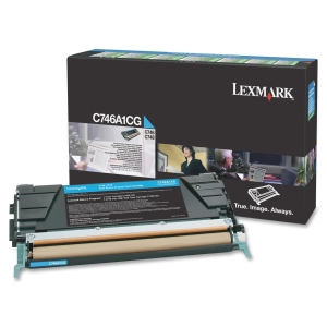 C746, C748 Cyan Return Program Toner Cartridge