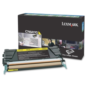 C746, C748 Yellow Return Program Toner Cartridge