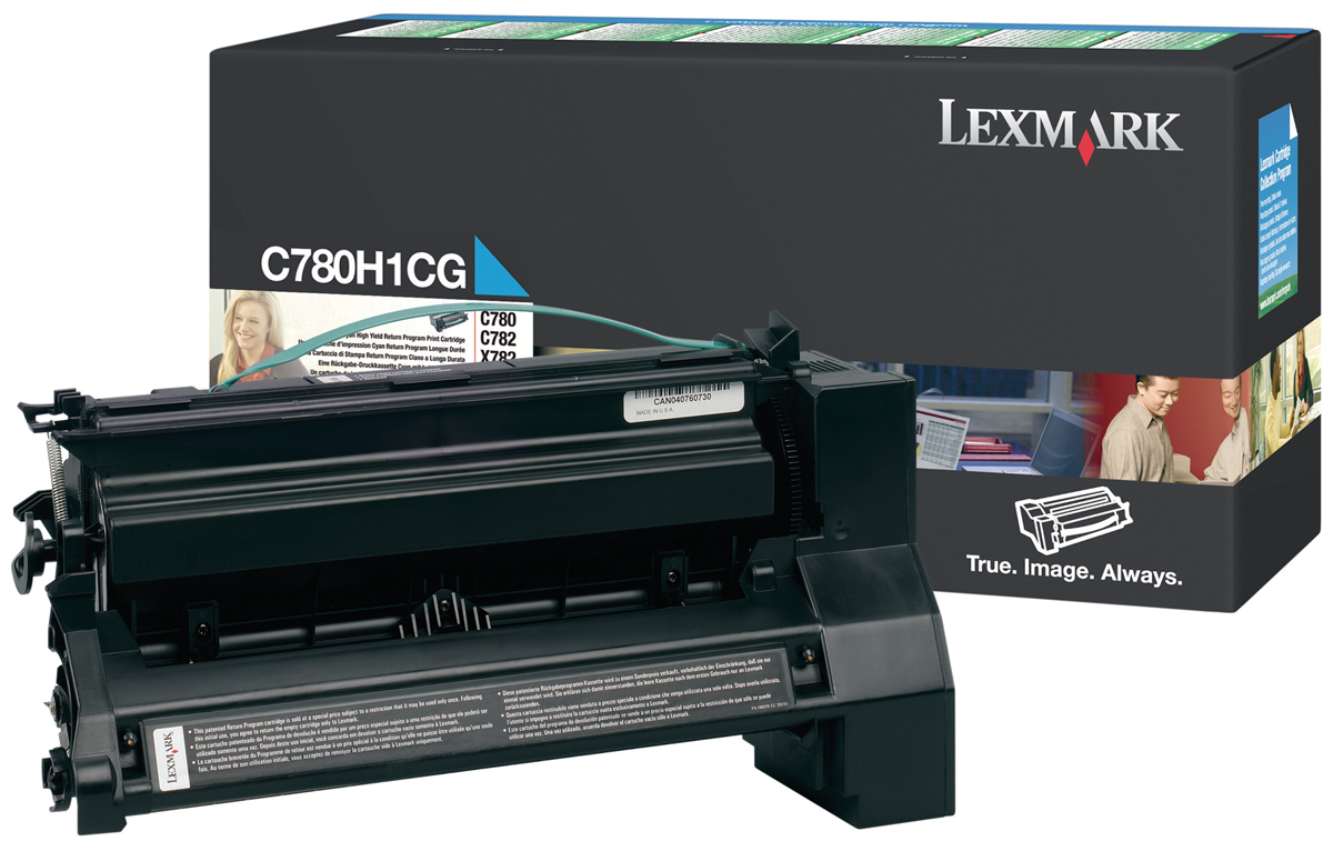 C780, C782 Cyan Return Program Print Cartridge