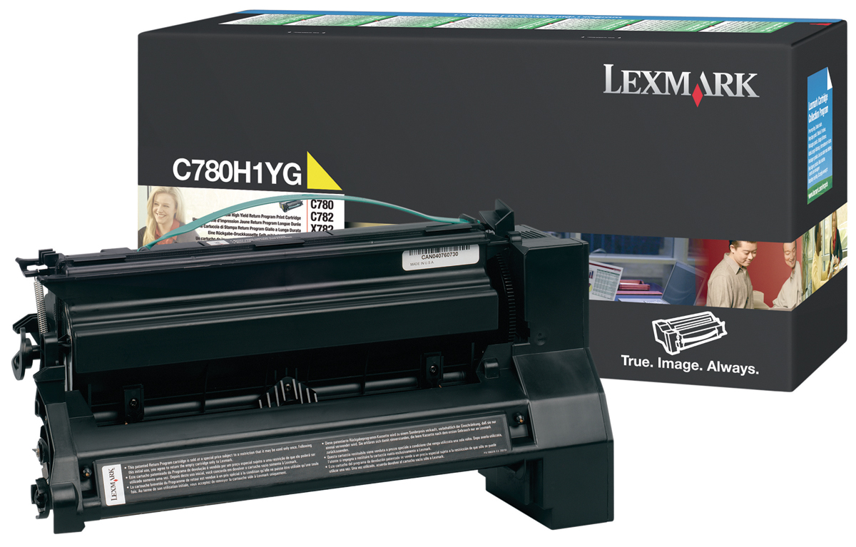C780, C782 Yellow High Yield Return Program Print Cartridge 
