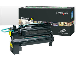 C792, X792 Yellow Return Program Print Cartridge